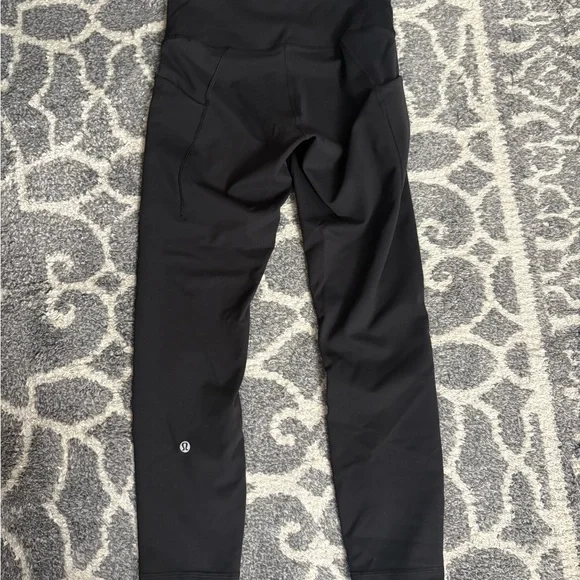 Lululemon fast and free leggings size 6 high rise black - Picture 3 of 12
